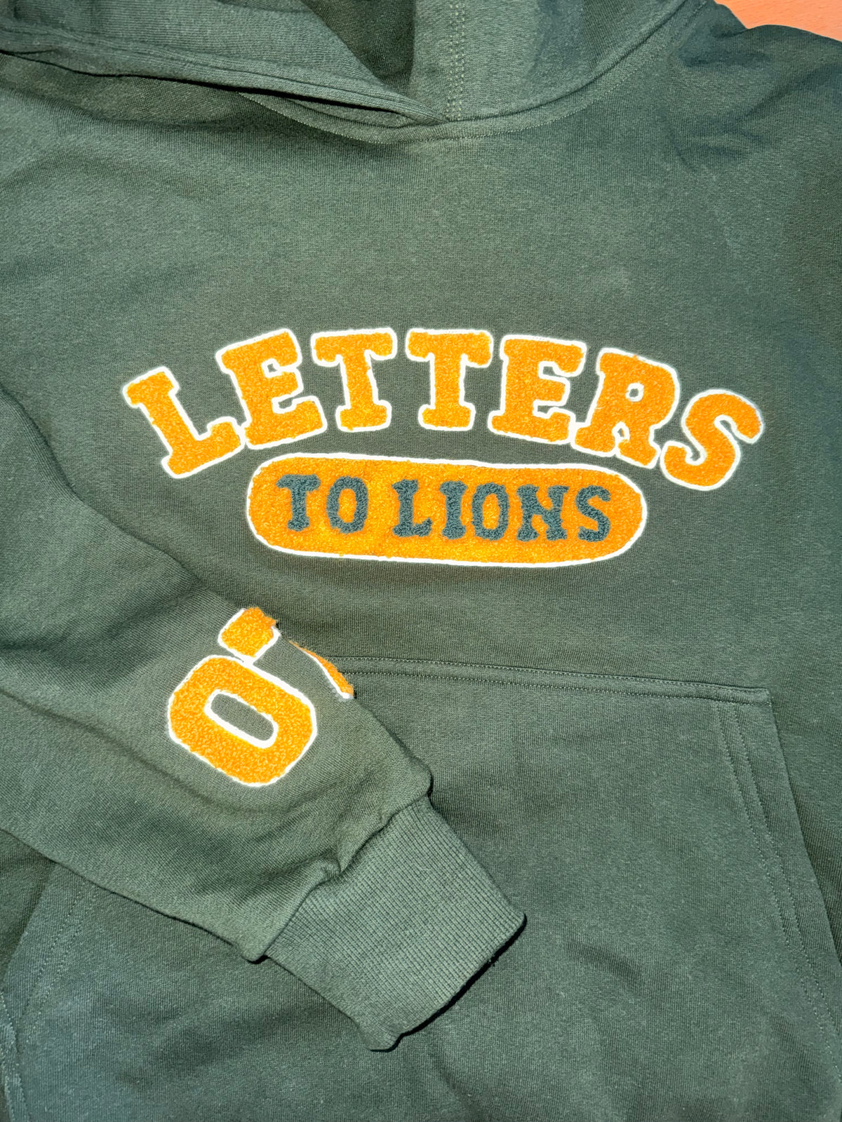 07 Varsity Chenille Hoodie | Forest Green