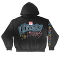 LTL Graff Hoodie | Acid Wash Black