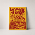 Letters to Lions 2026 UK Tour A2 Screen Print Poster